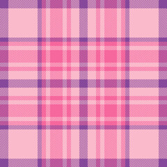 Plaid check pattern. Seamless fabric texture. Tartan textile print.