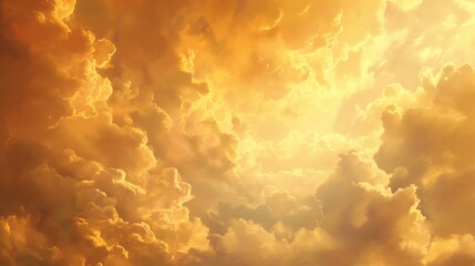 beautiful gold sky landscape background