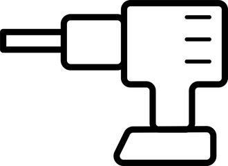 Drill outline vector