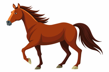 Obraz na płótnie Canvas horse cartoon vector illustration