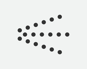 Spray icon of aerosol or airbrush for water gas nozzle steam, perfume deodorant, graffiti paint. Sign shower drops, disinfection, cleaning.