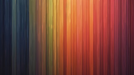 A vertical background presents long, thin stripes in various colors, representing a spectrum of coloration, with a dense, textured striped pattern and subtle gradients for depth and dimension.