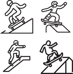 Skateboard Trick Icons