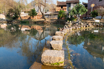 view of village in china