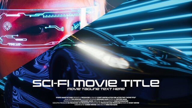 Sci-fi Movie Film Intro Trailer Title