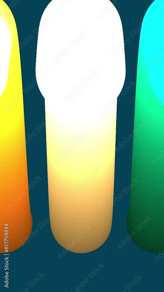 Poster motion graphics background with shapes and particles. abstract sparkling animated background. infini