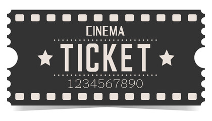 Cinema ticket template