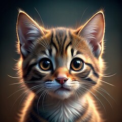 Cat cute, 2k, ultra HD, realistic