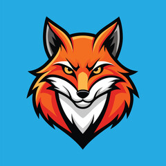 Fox Mascot Logo Design Fox Vector Illustration
