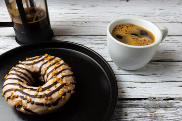 coffee and doughnut