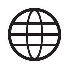 internet globe icon