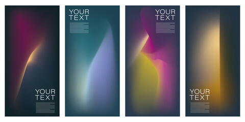 Colorful abstract liquid and fluid shape for banner, poster, web and brochure design. Fully editable vector.