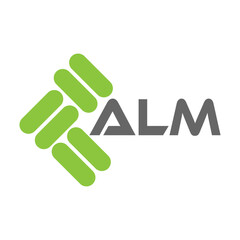 ALM letter logo vector design, ALM simple and modern logo. ALM luxurious alphabet design