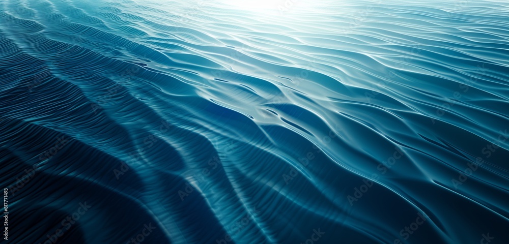 Poster abstract background, shade and tone to create a gradient effect within the blue geometric stripes