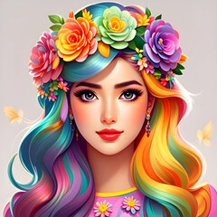 Fototapeta premium portrait of a girl