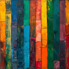 bright abstract multi-colored background, stripes painted with paints