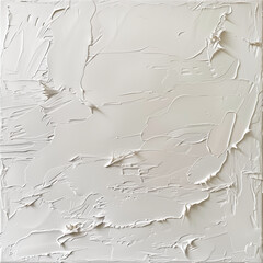 Obraz premium background texture with textured painted surface. volumetric strokes of white paint on canvas. noble, creative, universal background