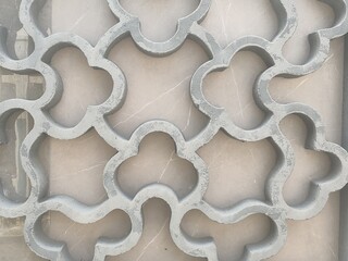 Geometric pattern wall design