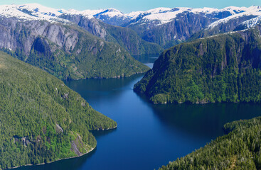 View from a floatplane of Misty Fjords National Monument. Alaska. USA.