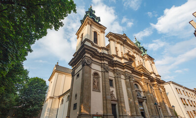 Church of St. Anne on St. Anne street, Old City, Krakow, Poland