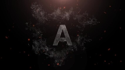 A Cinematic Logo Letter, Luxury A aa Logo Animation Video Template