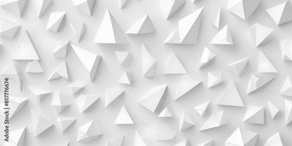 Poster rotated abstract offset large white polygon geometrical quarter circle pattern background wallpaper 