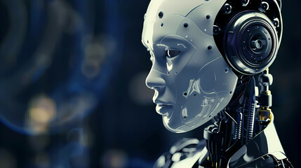 Fototapeta premium Artificial Intelligence: Recording Video Content