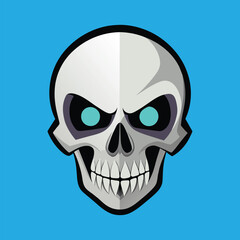 Skull Vector Skull Head Illustration Skull Mascot

