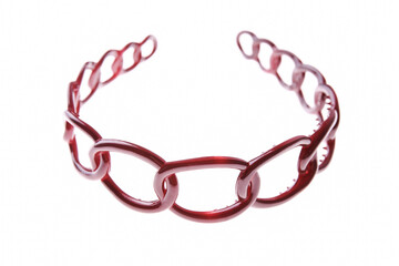 Head hoop in the shape of chain