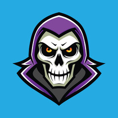 Skull Vector Skull Head Illustration Skull Mascot

