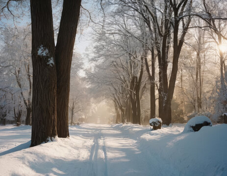 Incanto di Natale sotto la neve
