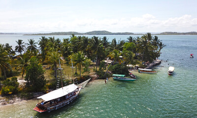 Praia Grande Beach in the state of Bahia in Brazil