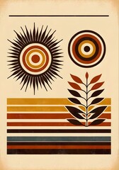 Symbolic Solar and Earth Design: Integration of Natural Elements. 