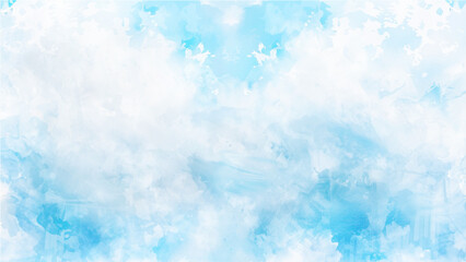 watercolor sky and clouds, abstract watercolor background. Defocused and blurry wet ink effect sky blue color watercolor background, blurred and grainy Blue powder explosion on white background, Blue 