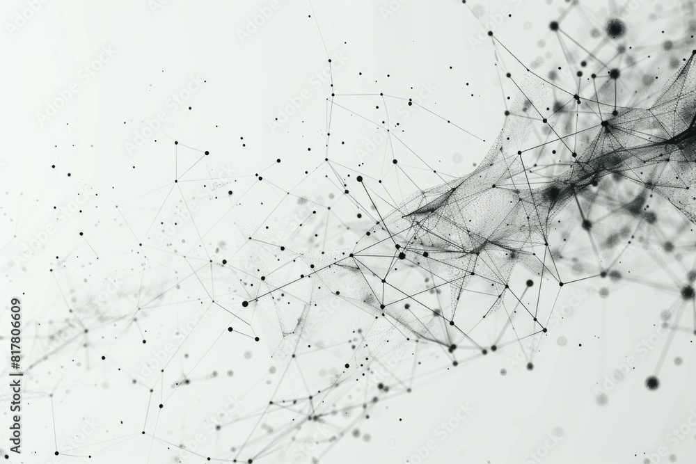 Poster a simple black and white photo of a bunch of dots. suitable for graphic design projects