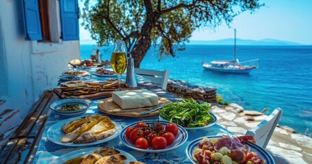 restaurant in the summer