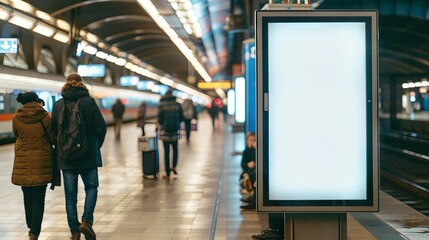 Fototapeta premium Mockup billboard design