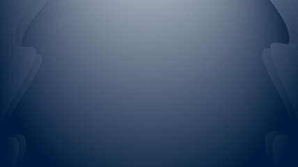 business presentation background, curve style slide template On blue gradient background