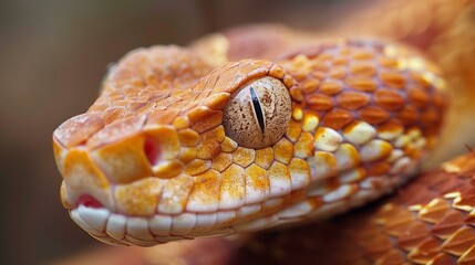 Obraz premium Close-up head snake