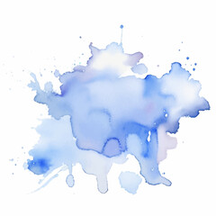 Blue water splash, Blue watercolor splash