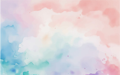 Abstract watercolor hand painted background