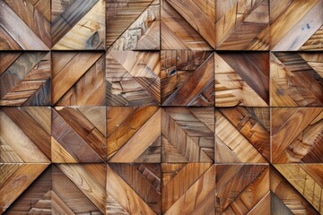 Detailed shot of a wooden wall, suitable for background or texture use