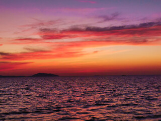 Obraz premium sunset over the sea