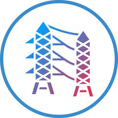 Electric Tower Icon Style