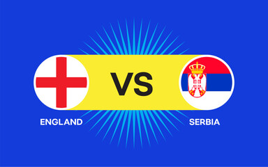 Spain vs Croatia. Vector illustration.