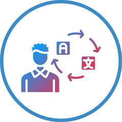 Freelance Translator Icon Style