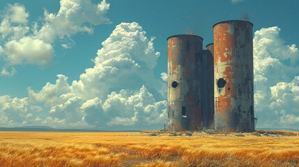 Behold the silent sentinels standing tall amidst 