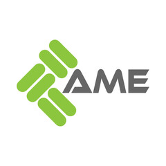AME letter logo vector design, AME simple and modern logo. AME luxurious alphabet design