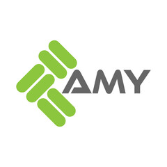 AMY letter logo vector design, AMY simple and modern logo. AMY luxurious alphabet design