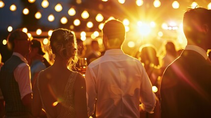 Event Photographer at a Wedding: At a wedding, the event photographer moves among the guests, capturing candid moments and formal portraits that will become cherished memories for the couple